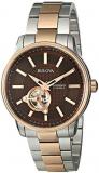 Bulova  Men's 98A140 Analog Automatic Mechanical Stainless Steel Silver Watch