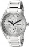 Citizen Men's 'Dress' Quartz Stainless Steel Casual Watch, Color:Silver-Toned (Model: BU3010-51H)