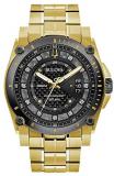 Men's Bulova Precisionist Diamond Gold-Tone Stainless Steel Watch 98D156