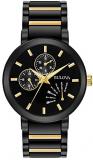 Bulova Men's 45mm Modern Black IP Stainless Steel Bracelet Watch