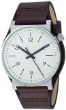 Fossil Men's Barstow Stainless Steel Quartz Watch with Leather Strap