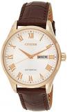 Citizen Men's NH8363-14A Gold Leather Japanese Automatic Dress Watch