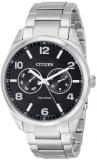 Citizen Men's Eco-Drive Stainless Steel Dress Watch with Day/Date, AO9020-84E