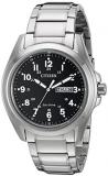 Citizen Men's Eco-Drive Stainless Steel Watch with Day/Date, AW0050-82E