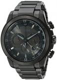 Citizen Men's Eco-Drive Chronograph Stainless Steel Watch with Date, CA4184-81E