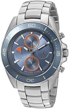 Michael Kors Men's Jetmaster Silver-Tone Watch MK8484