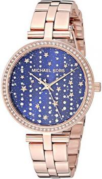 Michael Kors Women's Maci Stainless Steel Quartz Watch with Leather Strap