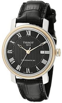 Tissot Men's T0974072605300 Bridgeport Analog Display Swiss Automatic Black Watch