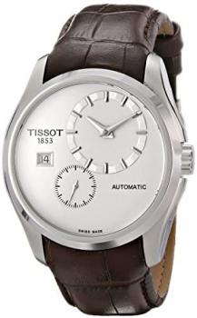 Tissot Men's T0354281603100 Couturier Analog Display Swiss Automatic Brown Watch