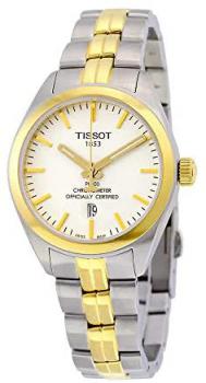 Tissot T101.251.22.031.00 PR 100 Women's Watch Two-Tone Gold/Silver 33mm Stainless Steel