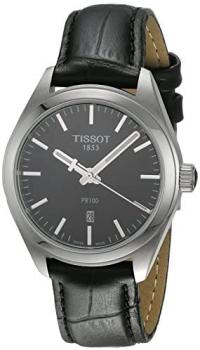 Tissot Men's Quartz Watch with Stainless-Steel Strap, Black, 15 (Model: T1012101605100)