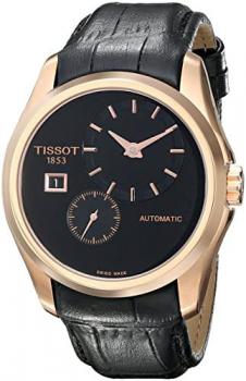 Tissot Men's T0354283605100 Couturier Analog Display Swiss Automatic Black Watch