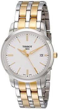 Tissot Men's T0334102201101 Classic Dream Analog Display Quartz Two Tone Watch