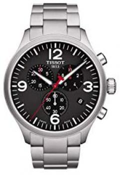Tissot T116.617.11.057.00 Men's Watch Silver 45mm Stainless Steel Chrono XL