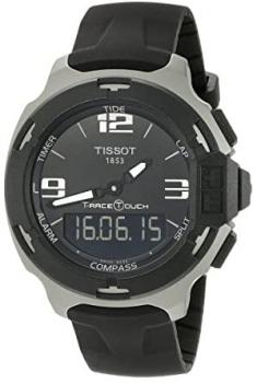 Tissot Men's T0814209705701 T-race touch Analog-Digital Display Swiss Quartz Black Watch