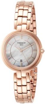 Tissot Flamingo White Mother of Pearl Dial Ladies Watch T094.210.33.111.01