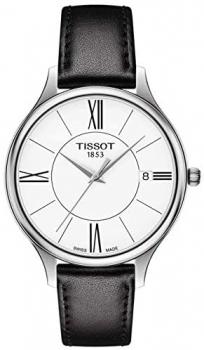 Tissot Bella Ora White Dial Black Leather Ladies Watch T1032101601800