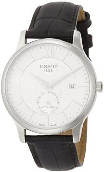 Tissot T-Classic Tradition Automatic Mens Brown Leather Watch T063.428.16.038.00