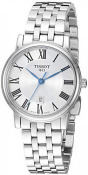 Tissot Womens Carson Swiss Quartz Stainless Steel Dress Watch (Model: T1222101103300)