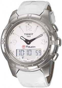 Tissot Women's TIST0472204601600 T-Touch Analog Display Swiss Quartz White Watch