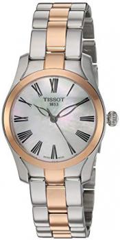 Tissot Womens T-Wave Swiss Quartz Stainless Steel Dress Watch (Model: T1122102211301)