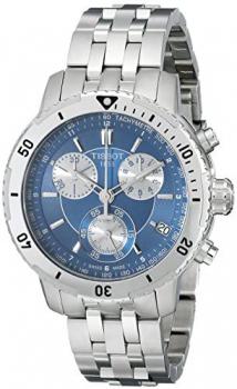 Tissot Men's T0674171104100 PRS 200 Blue Chronograph Dial Watch