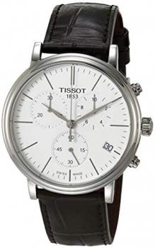 Tissot Mens Carson Swiss Quartz Stainless Steel Dress Watch (Model: T1224171601100)