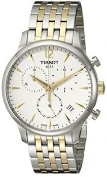 Tissot Men's T0636172203700 Tradition Analog Display Swiss Quartz Two Tone Watch