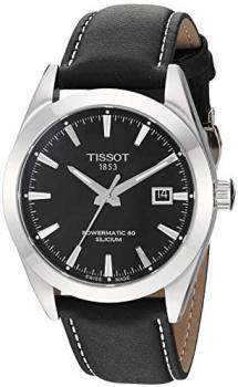 Tissot Mens Gentleman Swiss Automatic Stainless Steel Dress Watch (Model: T1274071605100)