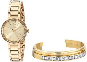 Invicta Women's Angel Quartz Watch with Stainless Steel Strap, Gold, 13 (Model: 29269)