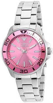 Invicta Women's Pro Diver Quartz Watch with Stainless-Steel Strap, Silver, 18 (Model: 21540)