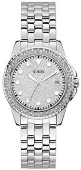 Guess Watches Ladies Sprinkle Womens Analog Quartz Watch with Stainless Steel Bracelet W1235L1