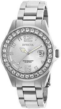 Invicta Women's 21396 Pro Diver Silver-Tone Stainless Steel Watch