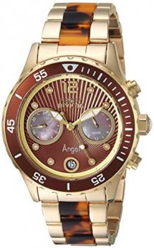Invicta Women's Angel Quartz Watch with Stainless-Steel Strap, Two Tone, 20 (Model: 24706)