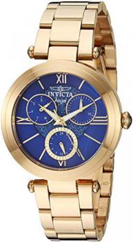 Invicta Women's Angel Quartz Stainless Steel Strap, Gold, 17.5 Casual Watch (Model: 28935)