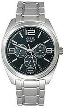 Stainless Steel Guess Men's Multifunction Watch G10168G