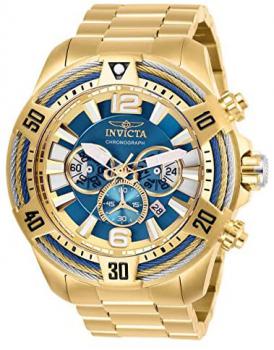 Invicta Men's Bolt Quartz Watch with Stainless Steel Strap, Gold, 26 (Model: 27269)