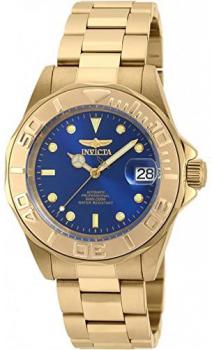 Invicta Men's Pro Diver Automatic-self-Wind Watch with Stainless-Steel Strap, Gold, 20 (Model: 90186)
