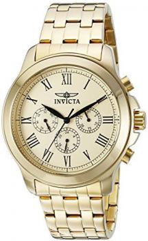 Invicta Men's 21658 Specialty Analog Display Swiss Quartz Gold-Plated Watch
