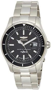 Invicta Men's Pro Diver Quartz Watch with Stainless-Steel Strap, Silver, 22 (Model: 25806)