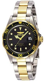 Invicta Men's 8934 Pro Diver Quartz 3 Hand Black Dial Watch