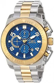 Invicta Men's Pro Diver Japanese-Quartz Watch with Stainless-Steel Strap, Two Tone, 10 (Model: 23407)