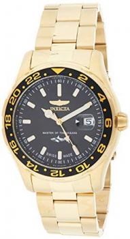 Invicta Men's Pro Diver Quartz Watch with Stainless-Steel Strap, Gold, 22 (Model: 25822)