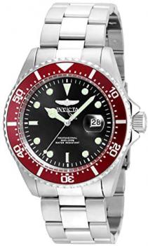 Invicta Men's Pro Diver Quartz Diving Watch with Stainless-Steel Strap, Silver, 21 (Model: 22020)