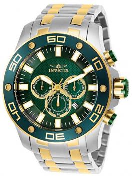 Invicta Men's Pro Diver Scuba Quartz Watch with Stainless Steel Strap, Two Tone, 30 (Model: 26083)