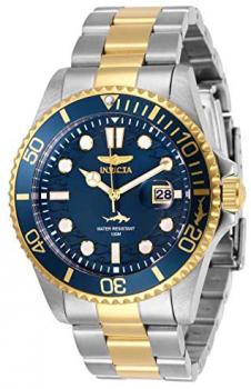 Invicta Men's Pro Diver Quartz Watch with Stainless Steel Strap, Two Tone, 22 (Model: 30021)