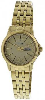 Citizen Women's EQ0603-59P Gold Stainless-Steel Japanese Quartz Dress Watch