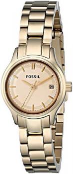 Fossil Women's ES3166 Archival Mini Stainless Steel Gold-Tone Watch