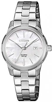 Citizen Women's Elegance EU6070-51D Silver Stainless-Steel Japanese Quartz Fashion Watch