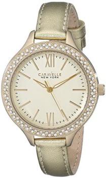 Caravelle New York Women's 44L131 Japanese-Quartz Gold Watch